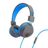 JLAB JBuddies Studio Over-Ear Folding Kids Headphones - Grey/Blue