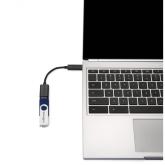 ADAPTOR KENSINGTON, pt. periferice, USB Type-C (T) la USB 3.0 (M), negru, 