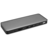 DOCKING Station KENSINGTON universal, conectare PC USB Type C, Thunderbolt 4, USB 2.0 x 4, USB Type C x 2, porturi video Thunderbolt 4, HDMI x 2, RJ-45, NB 96 W, SD, microSD, Audio, negru, 