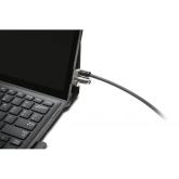 CABLU securitate KENSINGTON pt. notebook slot Wedge, cheie standard, conectare directa,1.5m, cablu otel carbon, permite pivotare si rotire cablu, 