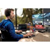 CASTI Kensington, cu fir, standard, utilizare multimedia, call center, microfon pe casca, noise-canceling, conectare prin USB 2.0, cablu 1.8m, negru, 