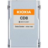 SSD Data Server KIOXIA CD8-V 6.4TB PCIe Gen4 x4 (64GT/s) NVMe 1.4, BiCS Flash TLC, 2.5x15mm, Read/Write: 7100/6000 MBps, IOPS 1150K/380K, DWPD 3