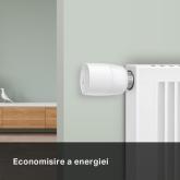 TP-LINK KE100, Termostat smart wireless pentru calorifer, 2.4 GHz Wi-Fi, 868 MHz, Android 5.0 sau mai recentă, iOS 10 sau mai recentă.