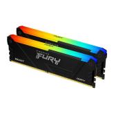 Memorie Kingston FURY Beast RGB 16GB DDR4 2666MHz CL16 Dual Channel Kit