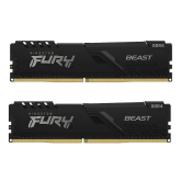 Memorie RAM Kingston , DIMM, DDR4, 32GB, 3200MHz, CL16, RGB, Kit of 2 Fury Beast White