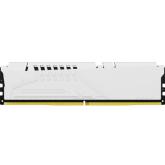 Memorie RAM Kingston, DIMM, DDR5, 16GB, 5200MHz, CL40, 1.35V, FURY Beast White