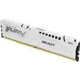 Memorie RAM Kingston, DIMM, DDR5, 16GB, 5200MHz, CL40, 1.35V, FURY Beast White