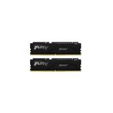 Memorie RAM Kingston, DIMM, DDR5, 64GB, 5600MHz, CL36, 1.35V, FURY Beast Black, Kit of 2