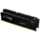 Memorie RAM Kingston, DIMM, DDR5, 16GB, 6000MHz, CL36, 1.35V, FURY Beast, Kit of 2
