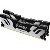 Memorie RAM Kingston , DIMM, DDR5, 32GB, CL32, 6400MHz. kit of 2 Fury Renegade Silver