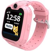 Kids smartwatch, 1.54 inch colorful screen, Camera 0.3MP, Mirco SIM card, 32+32MB, GSM(850/900/1800/1900MHz), 7 games inside, 380mAh battery, compatibility with iOS and android, red, host: 54*42.6*13.6mm, strap: 230*20mm, 45g