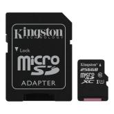 Card de Memorie MicroSD Kingston Select Plus, 256GB, Adaptor SD, Class 10