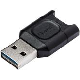Card reader Kingston, USB 3.2 Gen1, Connector: USB-A, UHS-II Class, Compatible with: Windows® 10, Windows 8.1, Windows 8, Mac OS X v. 10.10.x+, Linux v.2.6.x+, Chrome OS