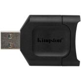 Card reader Kingston, USB 3.2 Gen1, Connector: USB-A, UHS-II Class, Compatible with: Windows® 10, Windows 8.1, Windows 8, Mac OS X v. 10.10.x+, Linux v.2.6.x+, Chrome OS