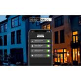 Pachet 2 Becuri LED RGB inteligente Philips Hue A60, E27, 9W (60W), 806 lm, lumina alba si color (2000-6500K) + Consola Hue Bridge + Intrerupator cu variator