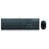 Kit Tastatura + Mouse Wired Delux KA150U+M321BU, USB, neagru