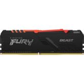 Memorie RAM Kingston, DIMM, DDR4, 8GB, CL19, 3733MHz  Fury Beast