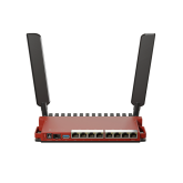 Mikrotik router wireless L009UiGS-2HaxD-IN, Procesor: 800Mhz, Memorie: 512mb RAM, 128Mb NAND, Interfata: 8 x 10/100/1000Mbps, 1 x SFP, Dimesiuni: 220x125x22mm, Licenta RouterOS: L5, 2 x antene externe 4DBI.