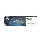 Cartus cerneala HP Yellow 981X, L0R12A, Capacitate:10,000 pagini, Compatibil cu: E58650Z, 556DN, 556XH, HP FLOW M586Z, HP M586DN, HP M586F.