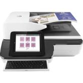 Scanner HP Scanjet Enterprise Flow N9120, dimensiune A3, tip flatbed, viteza scanare: max 120ppm/240ipm, duplex, ADF 200 coli, rezolutie optica 600dpi, rezolutie hardware 600x600dpi, senzor CCD, software: drivere HP Scan, ISIS, WIA, Kofax VRS Pro, Nuance 