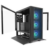 Lian Li LANCOOL III E-ATX Mid-Twr RGB negru, PCI-Slots 8, Preinstalled fans 4x 140 mm