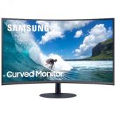 MONITOR Samsung 27 inch, home | office, VA, Full HD (1920 x 1080), curbat, 250 cd/mp, 4 ms, HDMI | VGA | DisplayPort, 