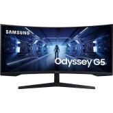 MONITOR SAMSUNG LC34G55TWWPXEN 34 inch, Curvature: 1000R, Panel Type:VA, Backlight: LED backlight, Resolution: 3440x1440, Aspect Ratio: 21:9 ,Refresh Rate:165Hz, Response time MPRT: 1 ms, Brightness: 250 cd/m²,Contrast (static): 2500:1, Contrast (dynamic)