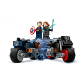 MOTO.BLACK WIDOW&C. AMERICA, 76260 LEGO