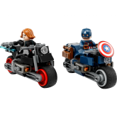 MOTO.BLACK WIDOW&C. AMERICA, 76260 LEGO