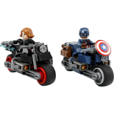MOTO.BLACK WIDOW&C. AMERICA, 76260 LEGO