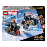 MOTO.BLACK WIDOW&C. AMERICA, 76260 LEGO