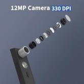Scanner CZUR Lens 1200 Pro, rezolutie 4032 x 3024 pixeli, 12MP, 330dpi, senzor CMOS, dimensiune maxima document A4, focalizare fixa, output JPG, PDF, Word, Excel, functie OCR: 185, functie de inregistare video,USB-C, negru