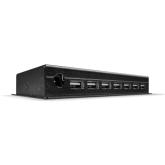Hub USB Lindy LY-42794, 7 porturi 2.0, negru