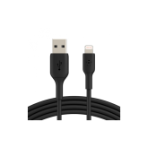 Cablu alimentare si date Aukey, USB Type-C (T) la USB Lighting, 1.2m, 480 Mbps, 87W, braided, negru, 