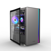 CARCASA PCCOOLER, Middle Tower, mATX, ITX, fara sursa, sticla securizata, 1 ventilator inclus ARGB, negru, USB 3.2 gen 1 x 1, USB 2.0 x 2, mic, audio, 