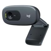 LOGITECH C270 HD Webcam - BLACK - USB