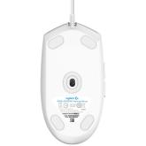 LOGITECH G102 LIGHTSYNC Gaming Mouse - WHITE - EER