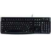 LOGITECH K120 Corded Keyboard - BLACK - USB - US INT'L - B2B