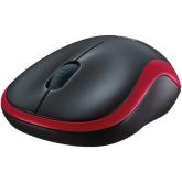 Mouse Logitech M185 Wireless, 1000 DPI, rosu