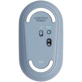 LOGITECH M350 Pebble Bluetooth Wireless Mouse - BLUE GRAY