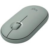 LOGITECH M350 Pebble Bluetooth Wireless Mouse - EUCALYPTUS