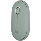 LOGITECH M350 Pebble Bluetooth Wireless Mouse - EUCALYPTUS