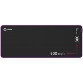 Lorgar Main 319, Gaming mouse pad, High-speed surface, Purple anti-slip rubber base, size: 900mm x 360mm x 3mm, weight 0.6kg