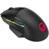 LORGAR Jetter 357, gaming mouse, Optical Gaming Mouse with 6 programmable buttons, Pixart ATG4090 sensor, DPI can be up to 8000, 30 million times key life, 1.8m PVC USB cable, Matt UV coating and RGB lights with 4 LED flowing mode, size:124.90*71.65*41.36
