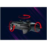 LORGAR TRIX-510, Gaming controller, Black, BT5.0 Controller with built-in 600mah battery, 1M Type-C charging cable ,6 axis motion sensor support nintendo switch ,android,PC, IOS13, PS3, normal size dongle,black