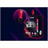 LORGAR TRIX-510, Gaming controller, Black, BT5.0 Controller with built-in 600mah battery, 1M Type-C charging cable ,6 axis motion sensor support nintendo switch ,android,PC, IOS13, PS3, normal size dongle,black