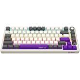 LORGAR KBP7075W, Wireless 75% Mechanical Gaming Keyboard Pro, Beige, EN layout