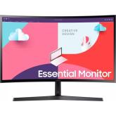 MONITOR SAMSUNG LS24C366EAUXEN 24 inch, Curvature: 1800R , Panel Type: VA, Resolution: 1920x1080, Aspect Ratio: 16:9,  Refresh Rate:60Hz, Response time GtG: 4ms, Brightness: 250 cd/m², Contrast (static): 3000 : 1, Viewing angle: 178º(R/L), 178º(U/D), Colo