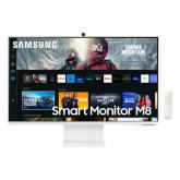 MONITOR SMART SAMSUNG LS32CM801UUXDU 32 inch, Panel Type: VA ,Resolution:3840 x 2160, Aspect Ratio: 16:9, Refresh Rate:60Hz, Responsetime GtG: 4 ms, Brightness: 400 cd/m², Contrast (static): 3000:1, ColorGamut (NTSC/sRGB/Adobe RGB/DCI-P3): 99% SRGB, HDR10
