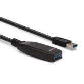Cablu Lindy 15m USB 3.0 Active Extension 